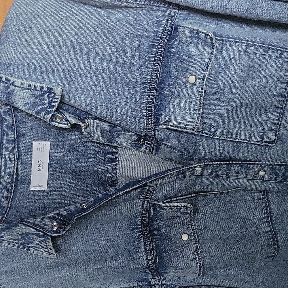 Mango jeans dress jacket